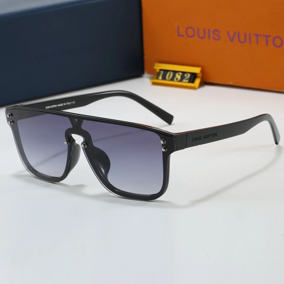 Louis Vuitton Tinted Lens Square Sunglasses, Polished Frame Style 21
