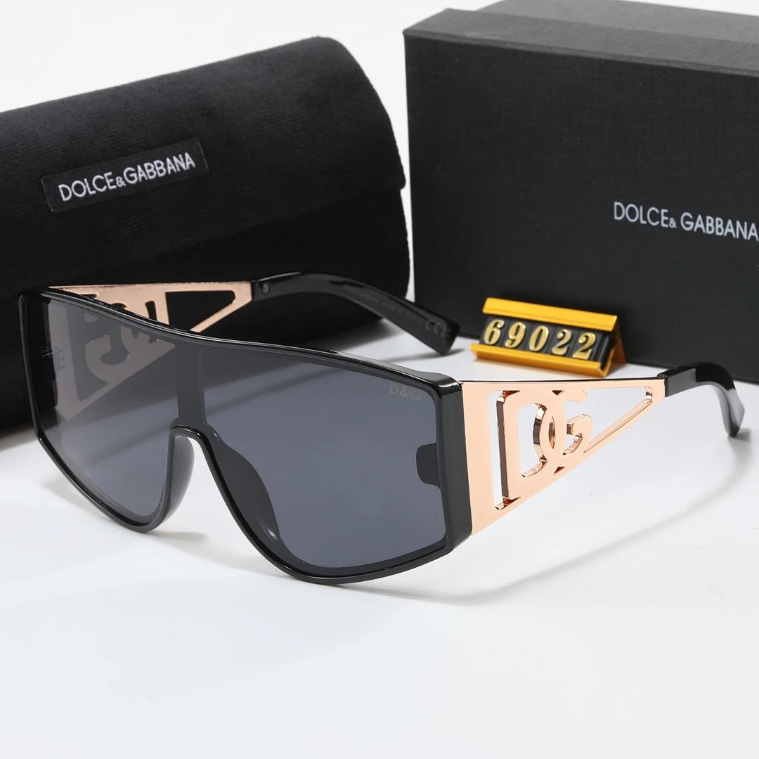 Dolce & Gabbana Black Tinted Lens Square Sunglasses, Polished Frame Style 03
