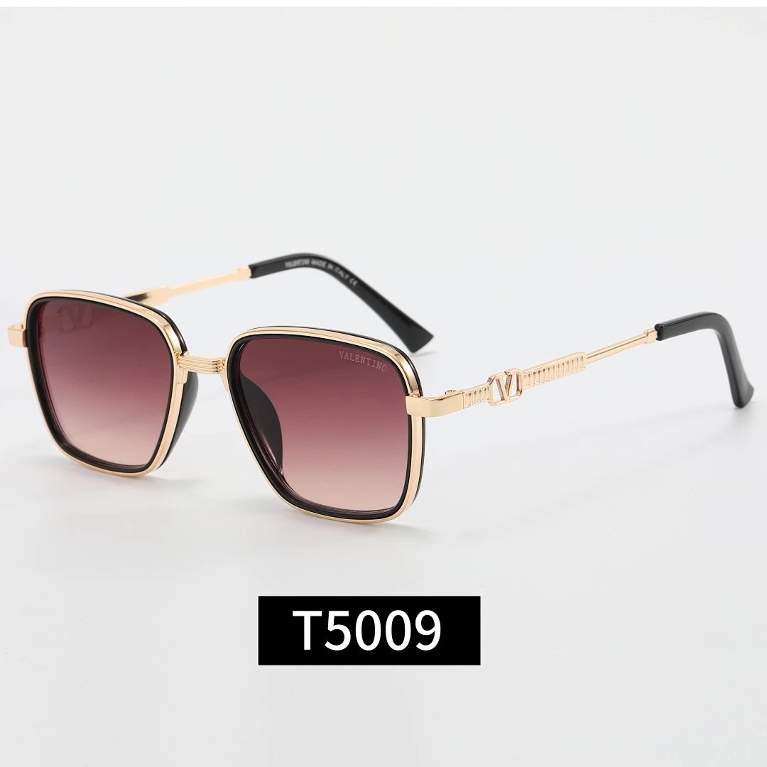 Valentino Tinted Lens Square Sunglasses, Polished Frame Style 16