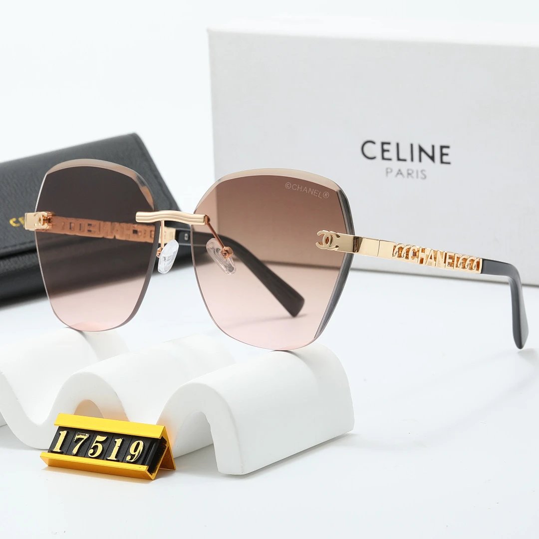 Chanel Tinted Lens Square Sunglasses, Polished Frame Style 05