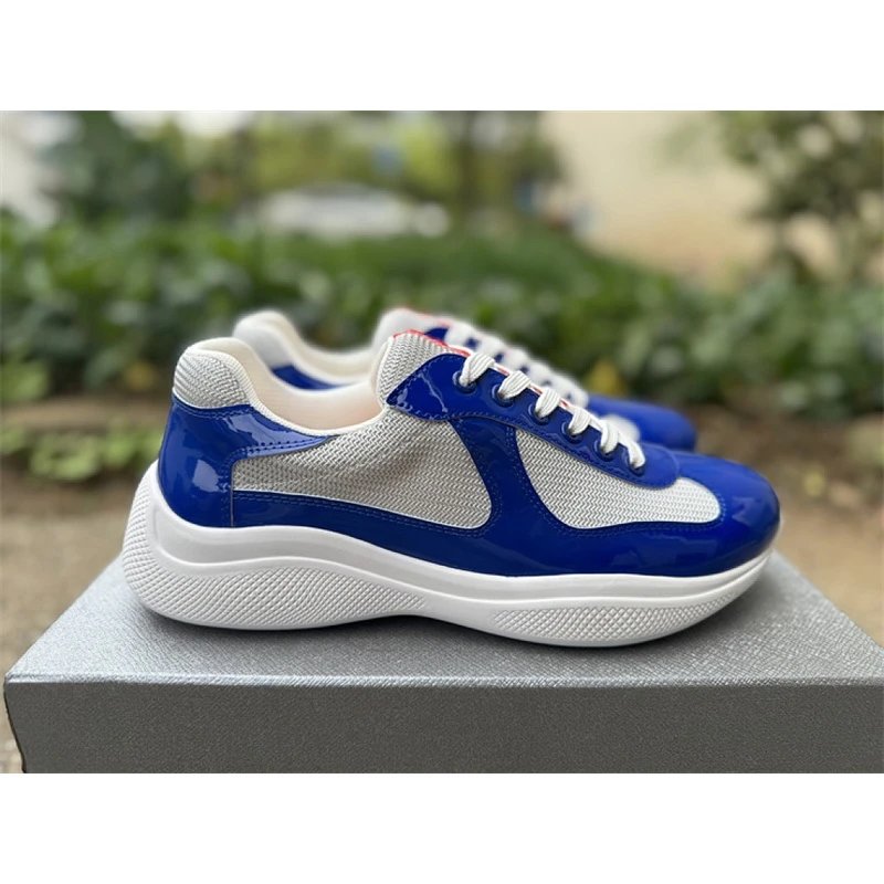 PRADA America's Cup calf leather Blue - M12024-Style 5