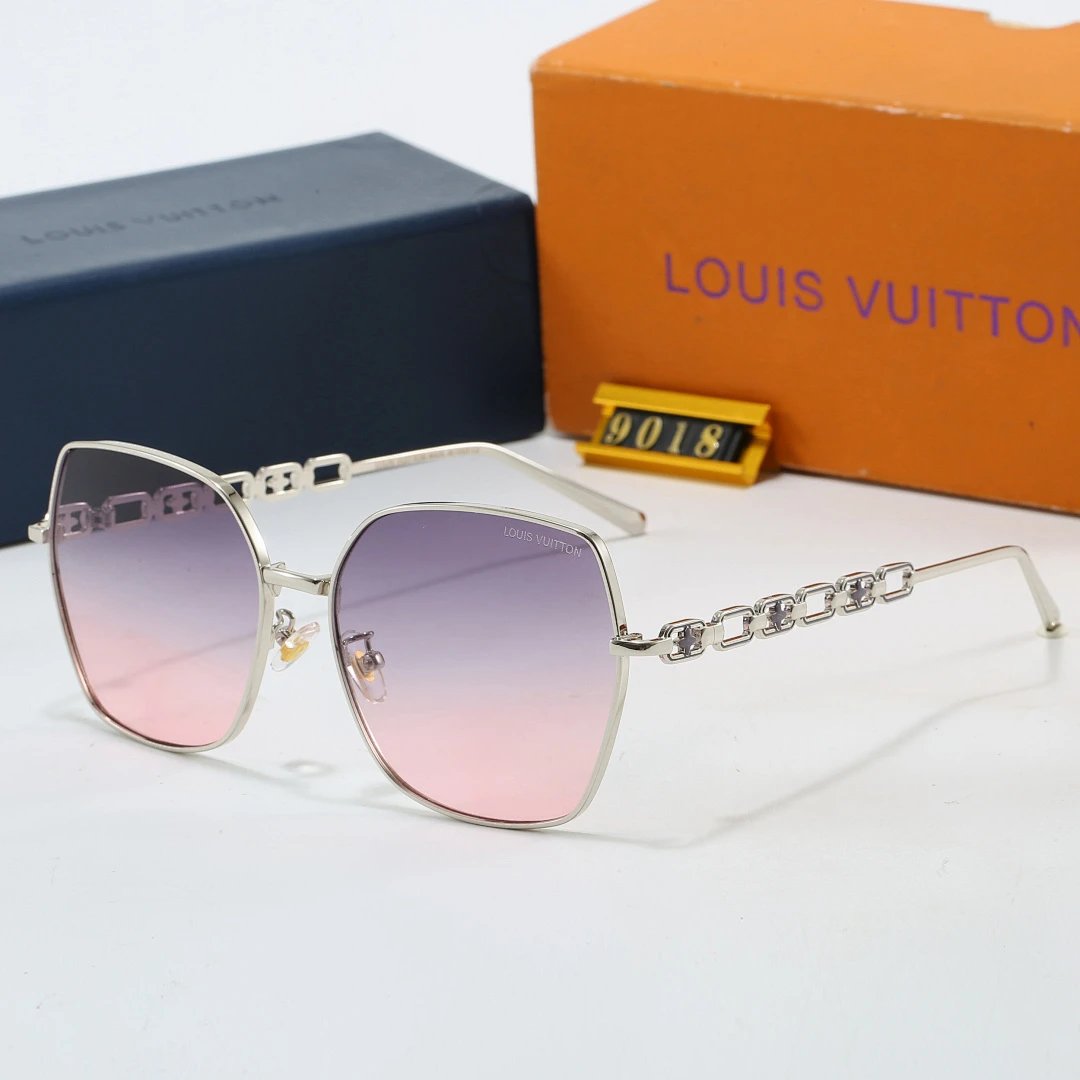 Louis Vuitton Tinted Lens Designer Sunglasses, Polished Frame Style 04