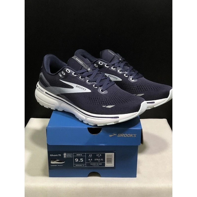Brooks Ghost 15 Running Shoes Blue Purple - Style 14
