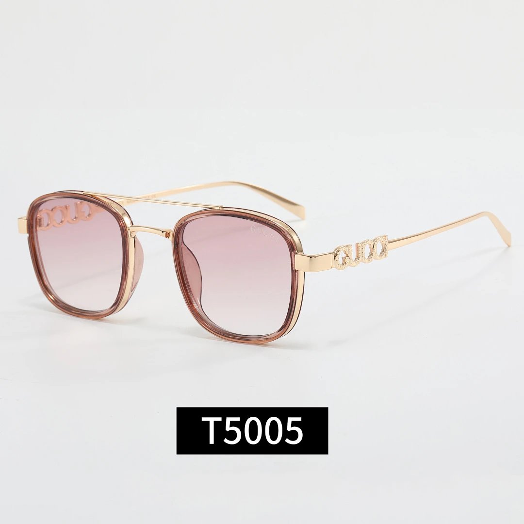Gucci Tinted Lens Square Sunglasses, Polished Frame Style 12
