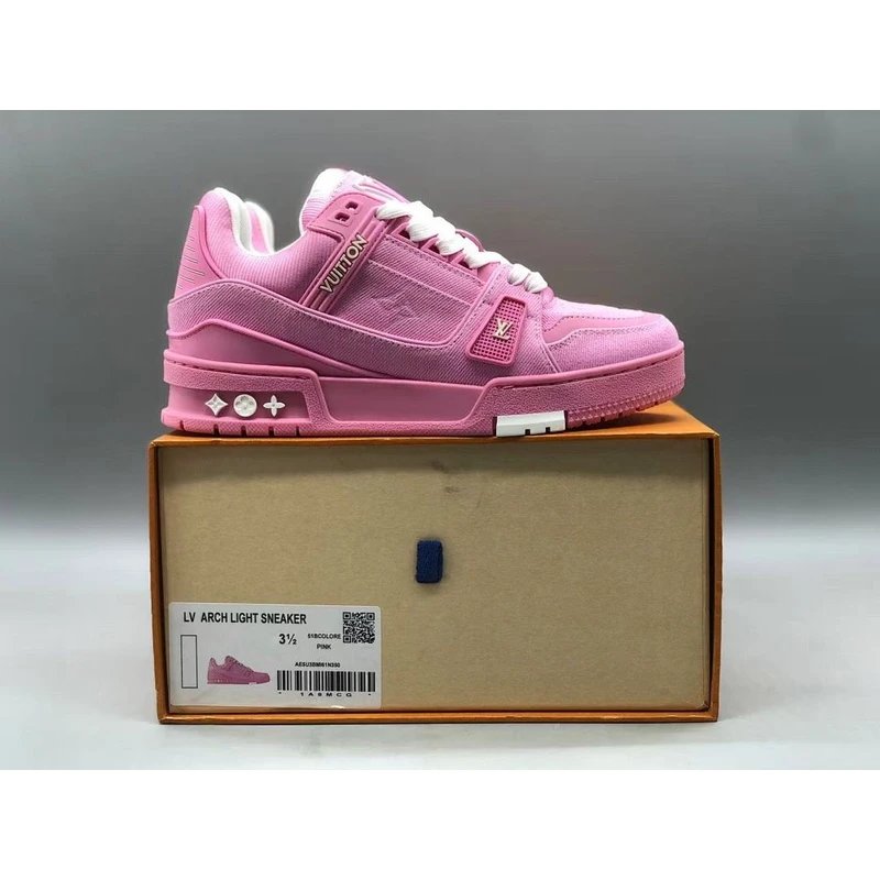 Trainer Low Top Sneakers   round toe lace-up low-top Red - Style 28