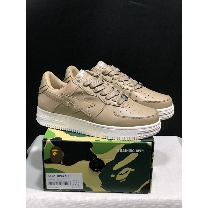 BAPE STA Low Top Sneakers low-top Beige - Style 18