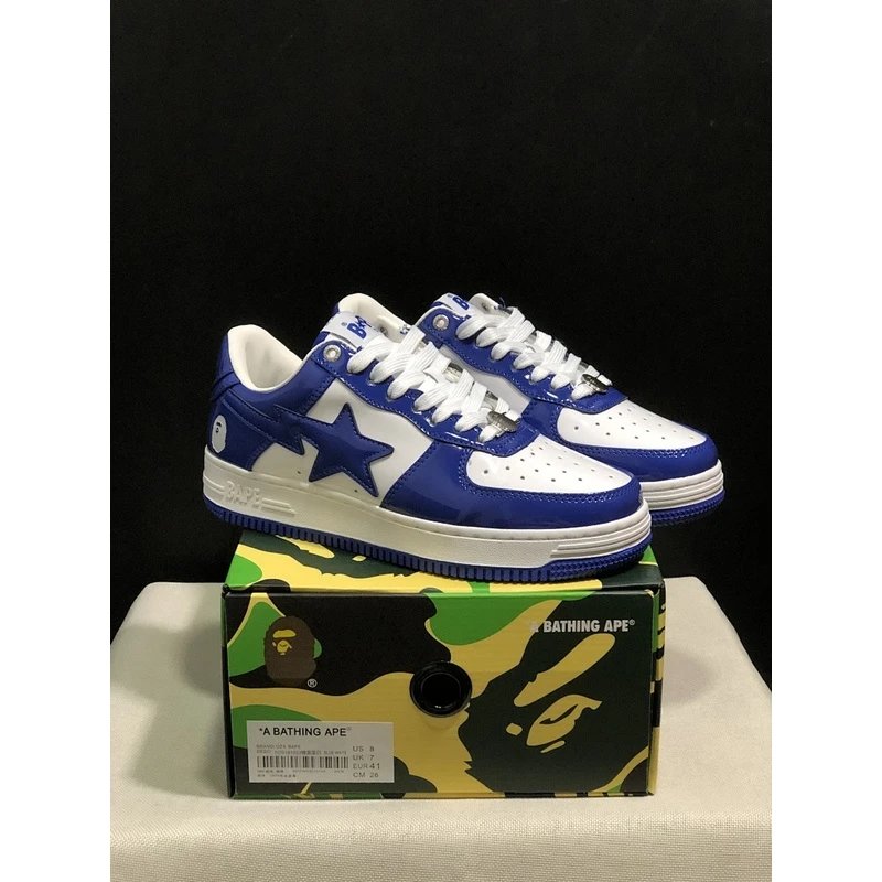 BAPE STA Low Top Sneakers low-top Blue - Style 20