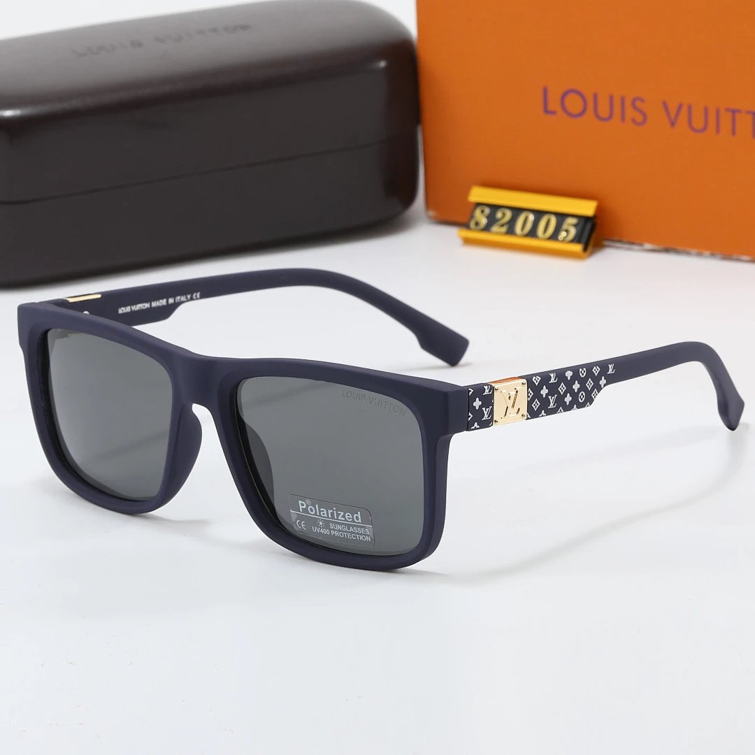 Louis Vuitton Tinted Lens Square Sunglasses, Polished Frame Style 14