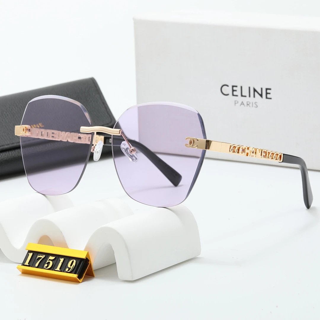 Chanel Gray Tinted Lens Square Sunglasses, Polished Frame Style 04