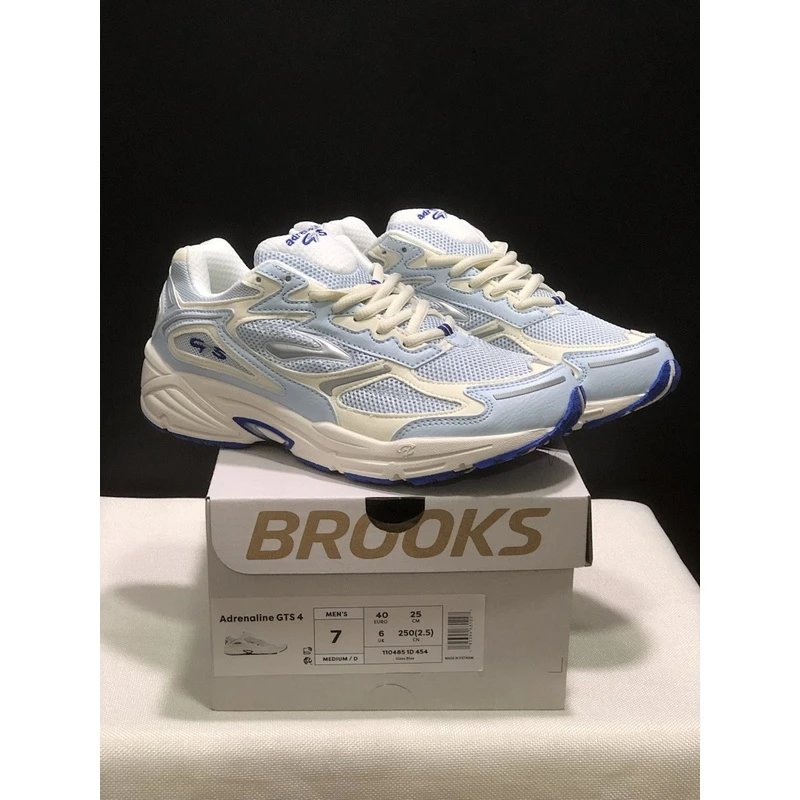 Brooks Adrenaline GTS 4 Running Shoes Grey White - Style 2