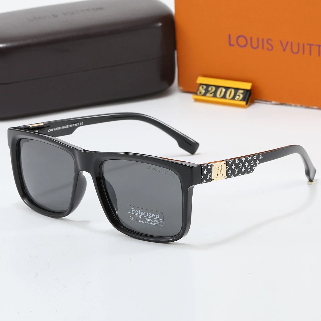 Louis Vuitton Tinted Lens Square Sunglasses, Polished Frame Style 10