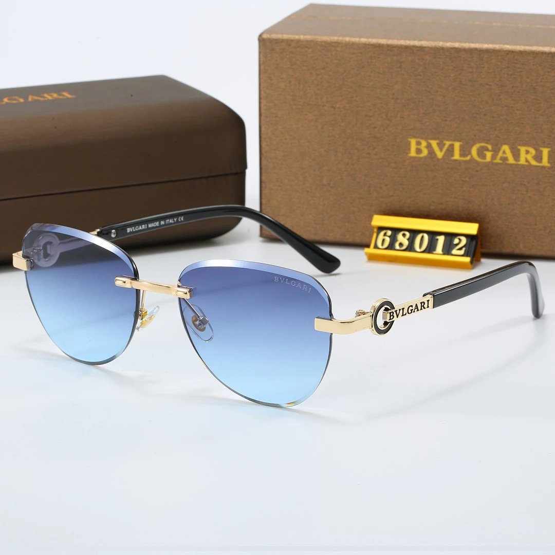 Bvlgari Tinted Lens Designer Sunglasses, Polished Frame Style 03