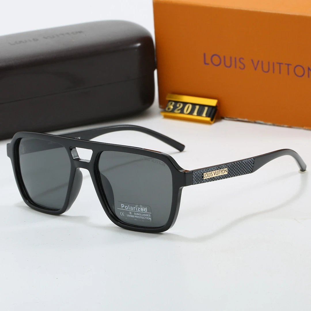 Louis Vuitton Tinted Lens Square Sunglasses, Polished Frame Style 23