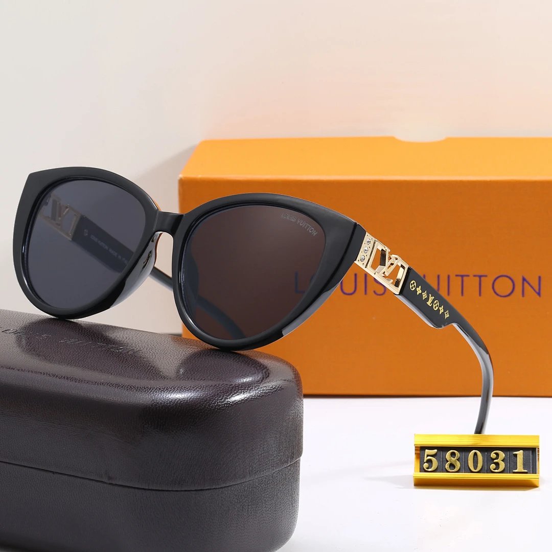 Louis Vuitton Tinted Lens Square Sunglasses, Polished Frame Style 10