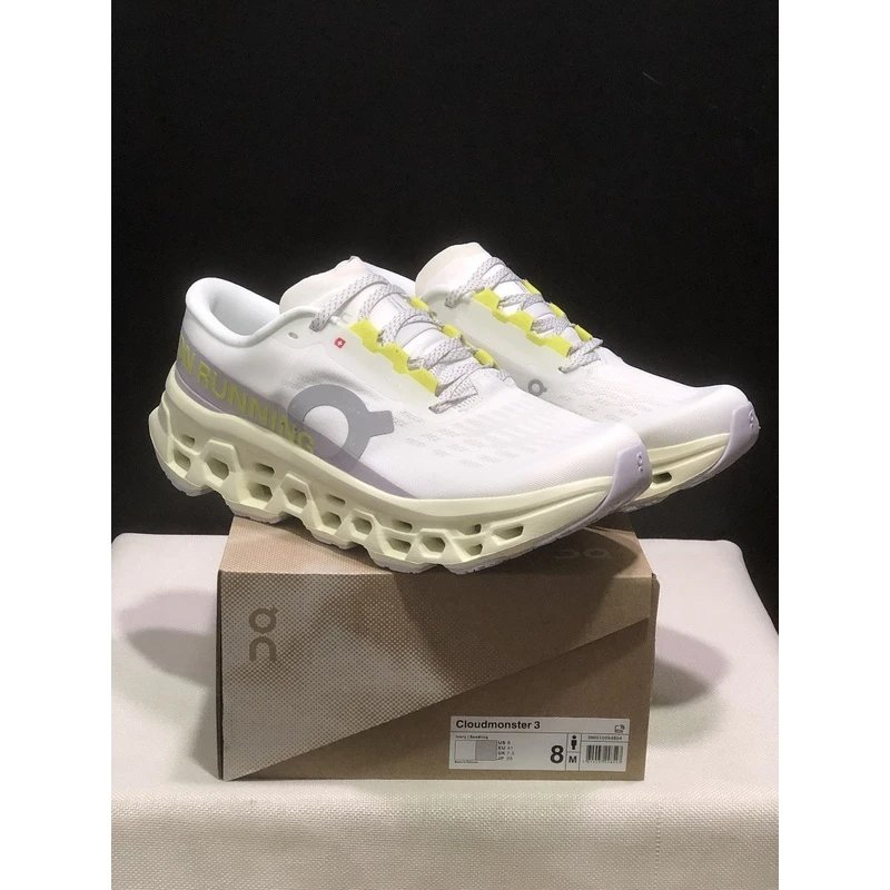 On Cloudmonster 3 White Grey - Style 4