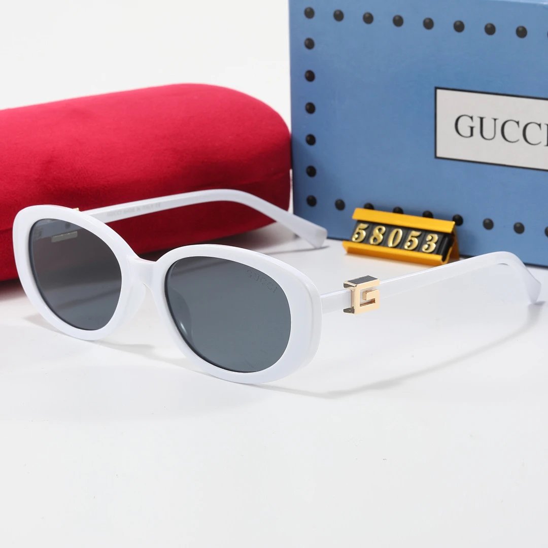 Gucci Tinted Lens Designer Sunglasses, Polished Frame Style 04