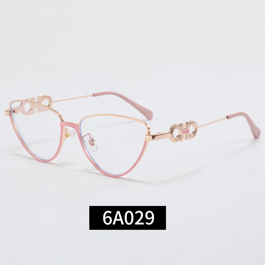 Ferragamo Black Tinted Lens Square Sunglasses, Polished Frame Style 07