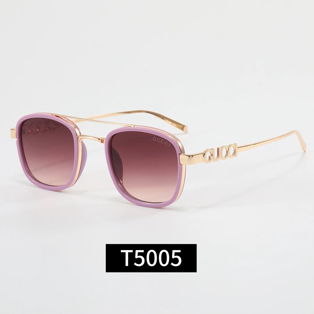 Gucci Tinted Lens Square Sunglasses, Polished Frame Style 09