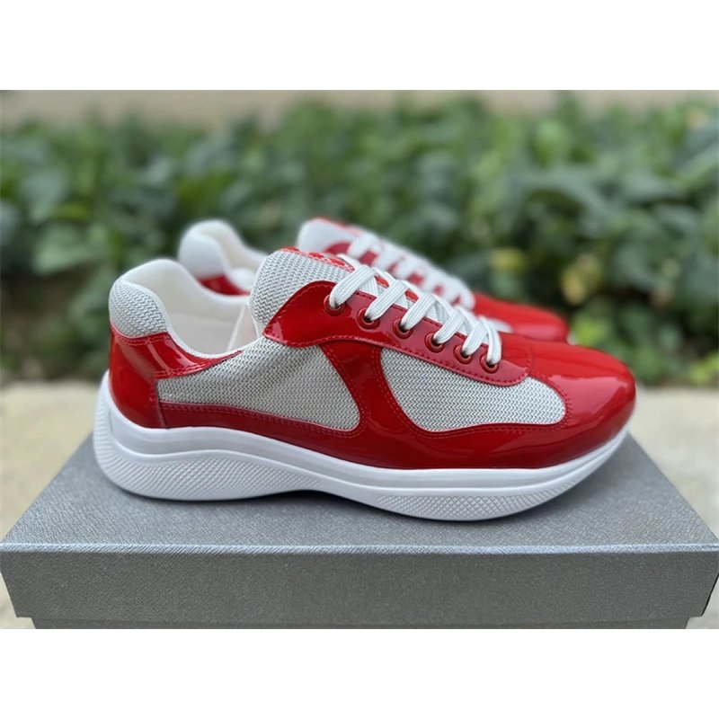 PRADA America's Cup Red Silver men's - M12024-Style 8