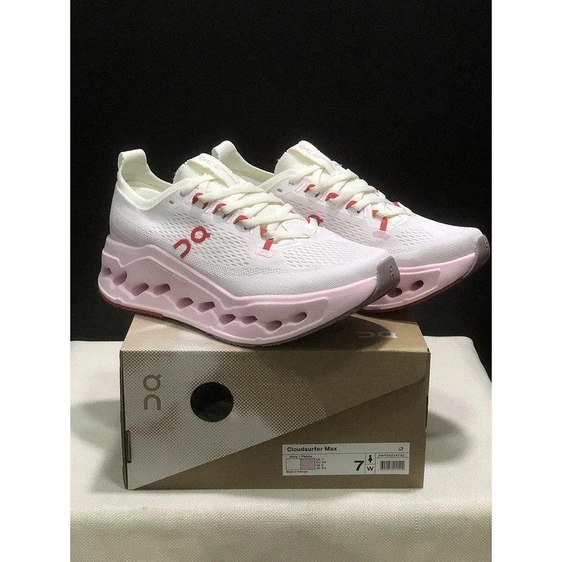 On Cloudsurfer Max White Red - Style 4