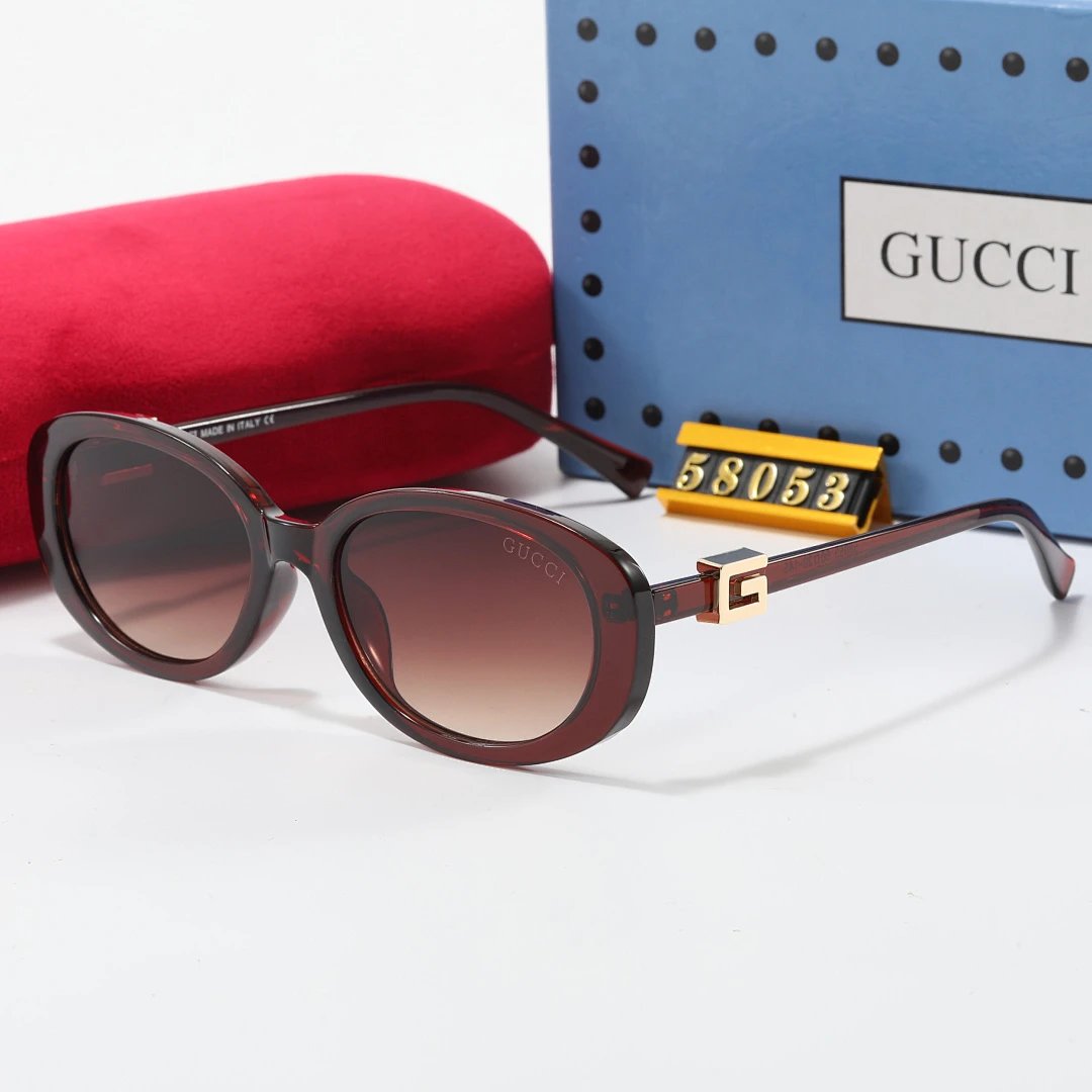 Gucci Gray Tinted Lens Designer Sunglasses, Polished Frame Style 03