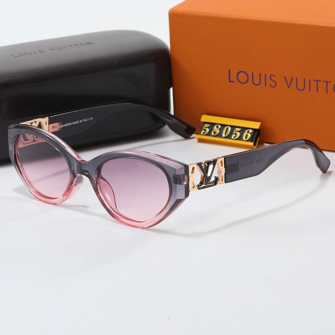 Louis Vuitton Tinted Lens Designer Sunglasses, Polished Frame Style 03