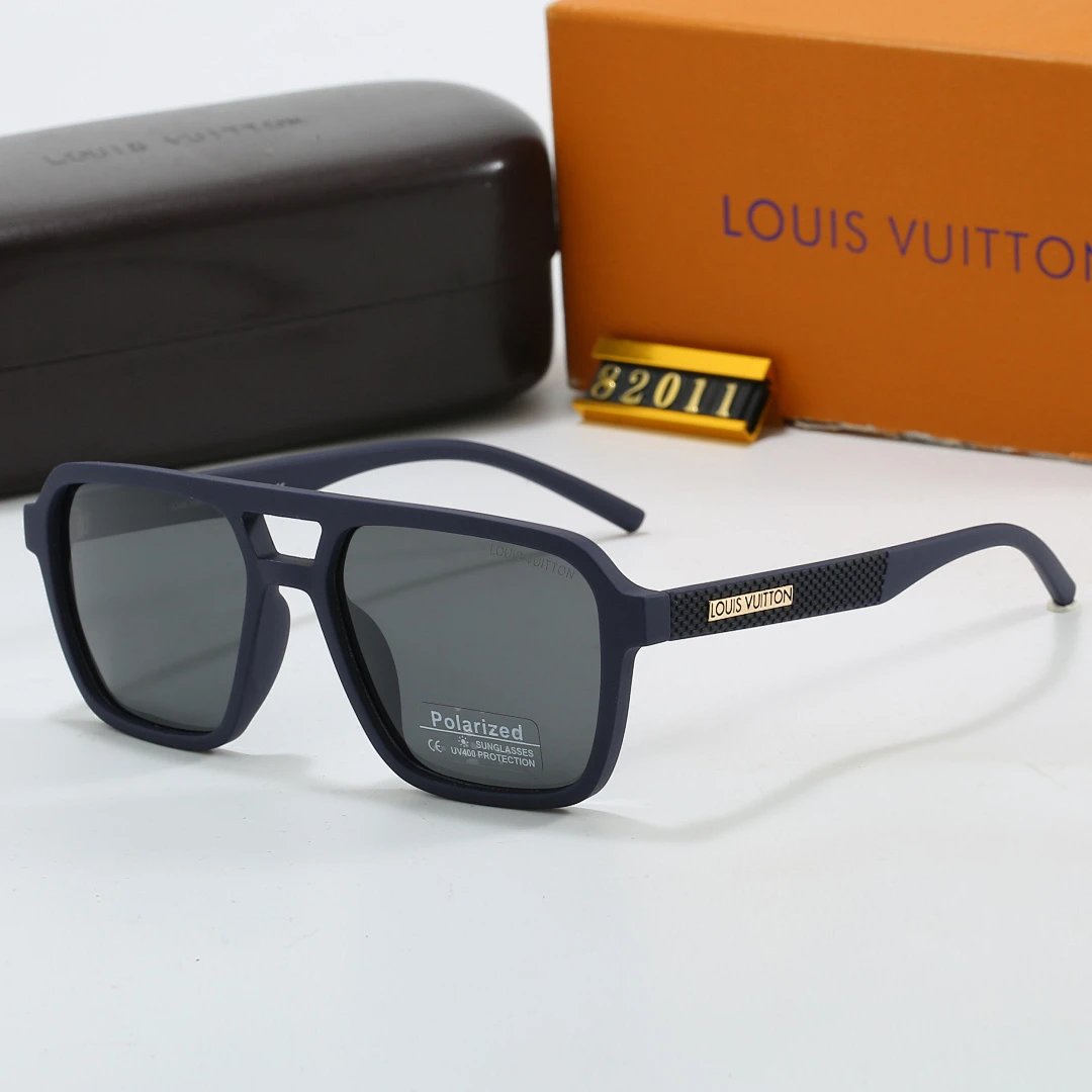 Louis Vuitton Tinted Lens Square Sunglasses, Polished Frame Style 25
