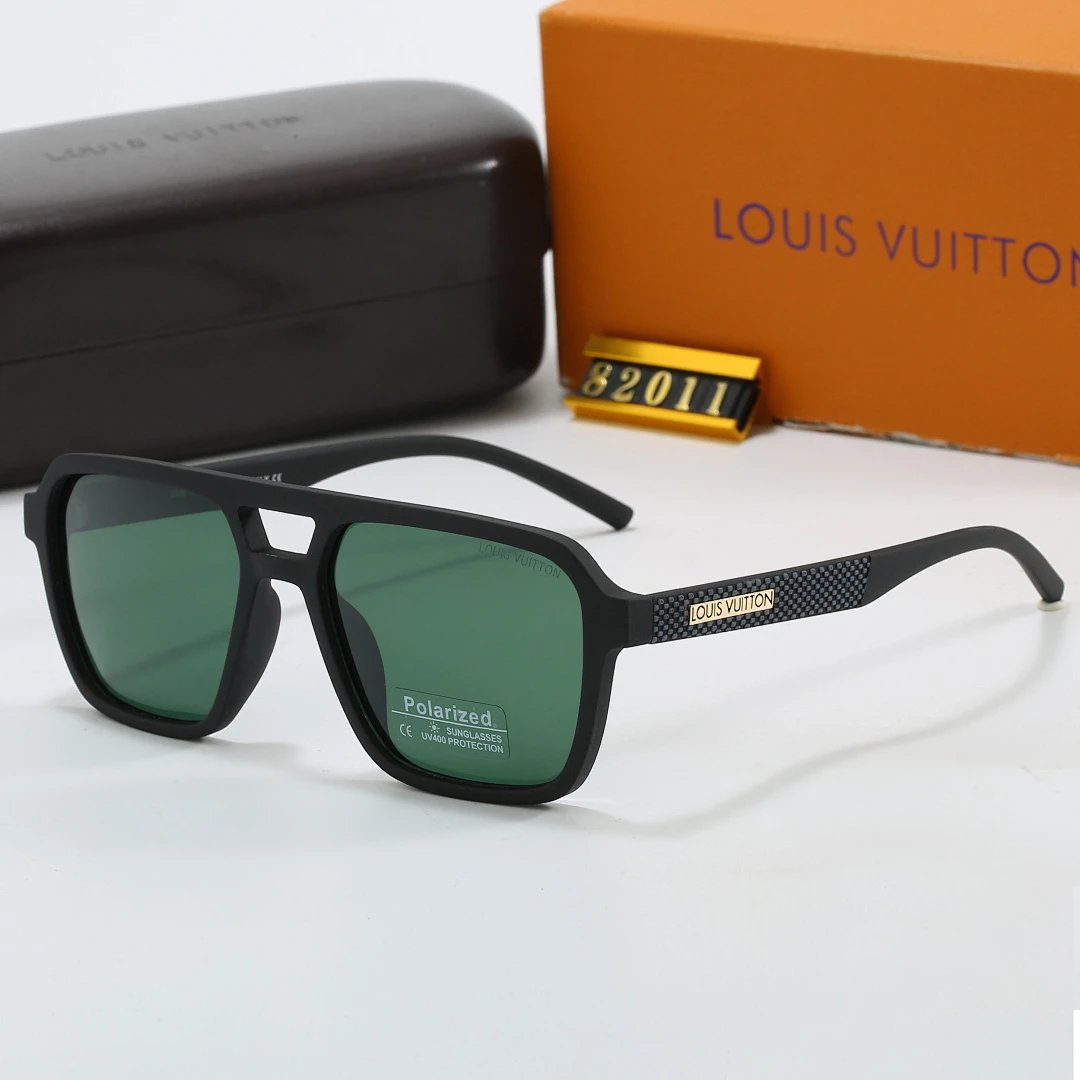 Louis Vuitton Tinted Lens Square Sunglasses, Polished Frame Style 22