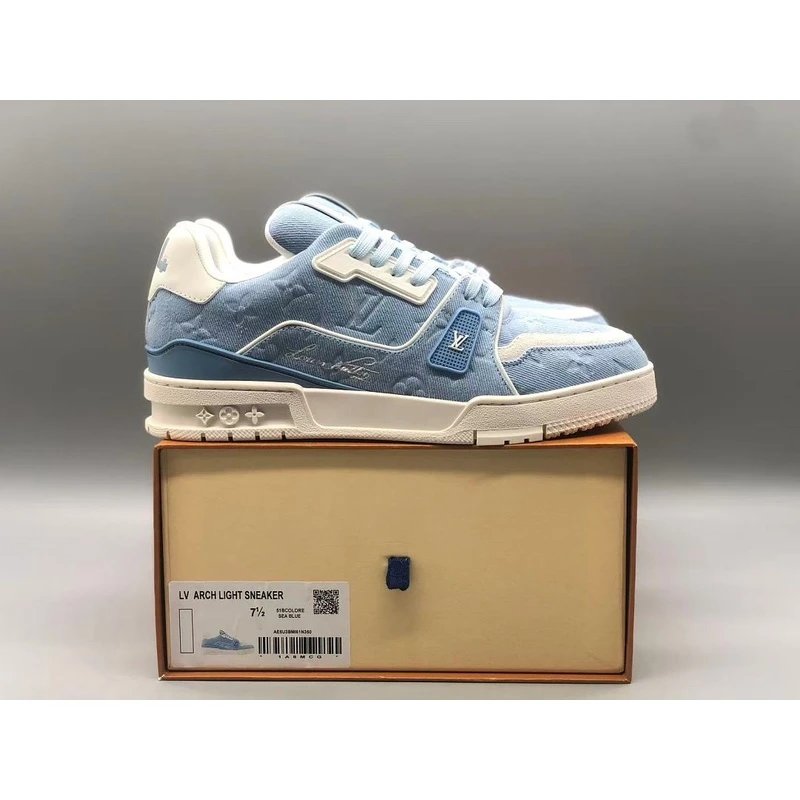 Trainer Low Top Sneakers low-top Blue Teal - Style 12