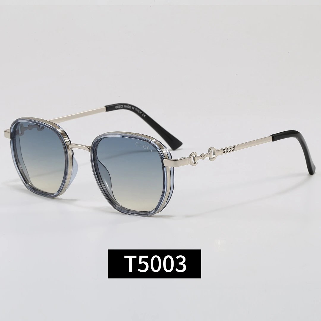 Gucci Gray Tinted Lens Square Sunglasses, Polished Frame Style 28