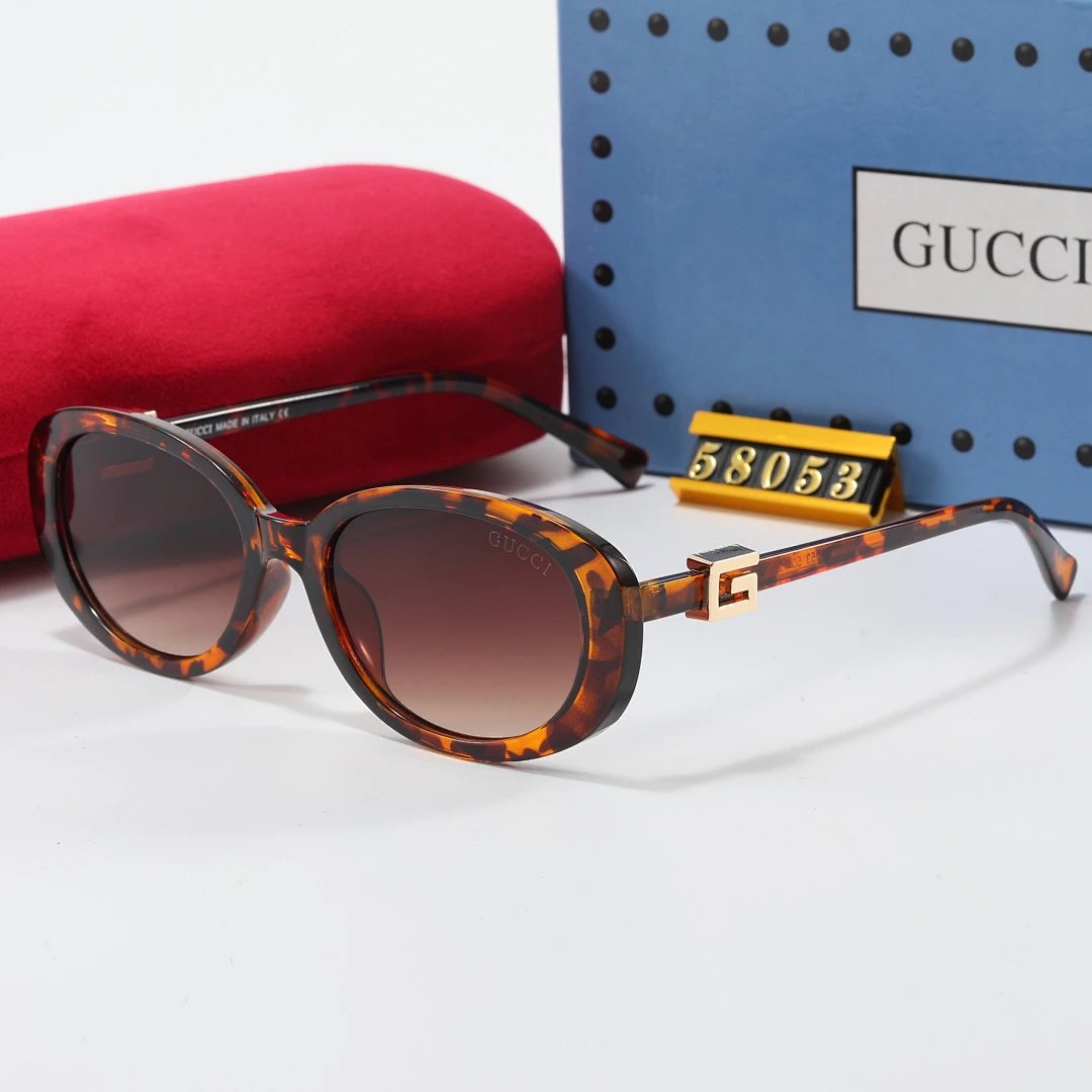 Gucci Tinted Lens Designer Sunglasses, Polished Frame Style 05