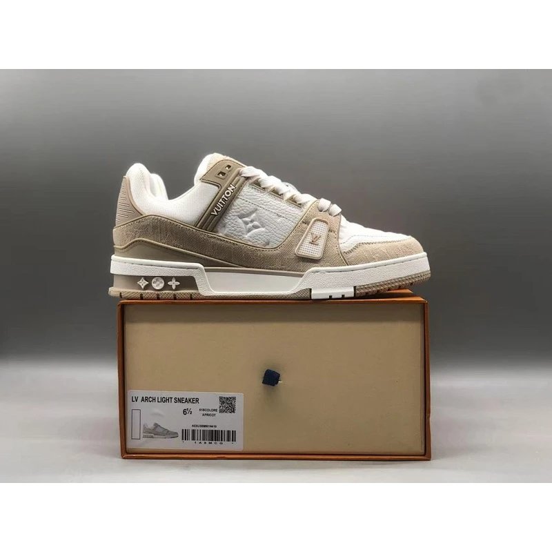 Trainer Low Top Sneakers low-top White Grey - Style 18