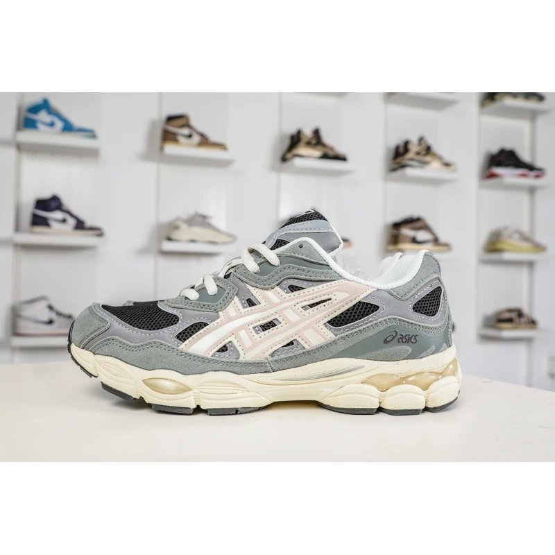 ASICS GEL-NYC Sage Cream Grey Sneakers - Style 23