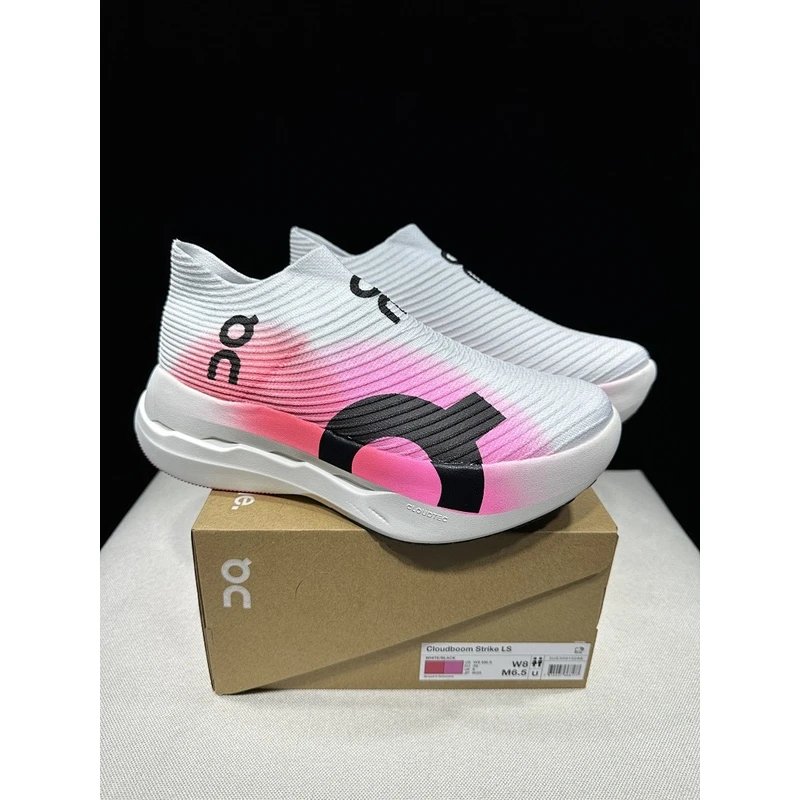 On Cloudboom Strike LS Red Pink - Style 4