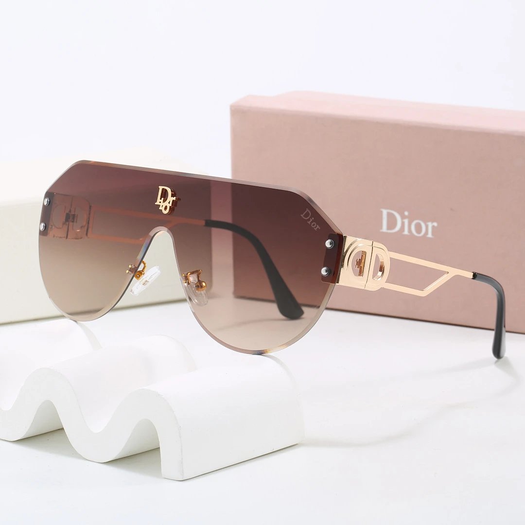 Dior Gray Tinted Lens Designer Sunglasses, Polished Frame Style 02