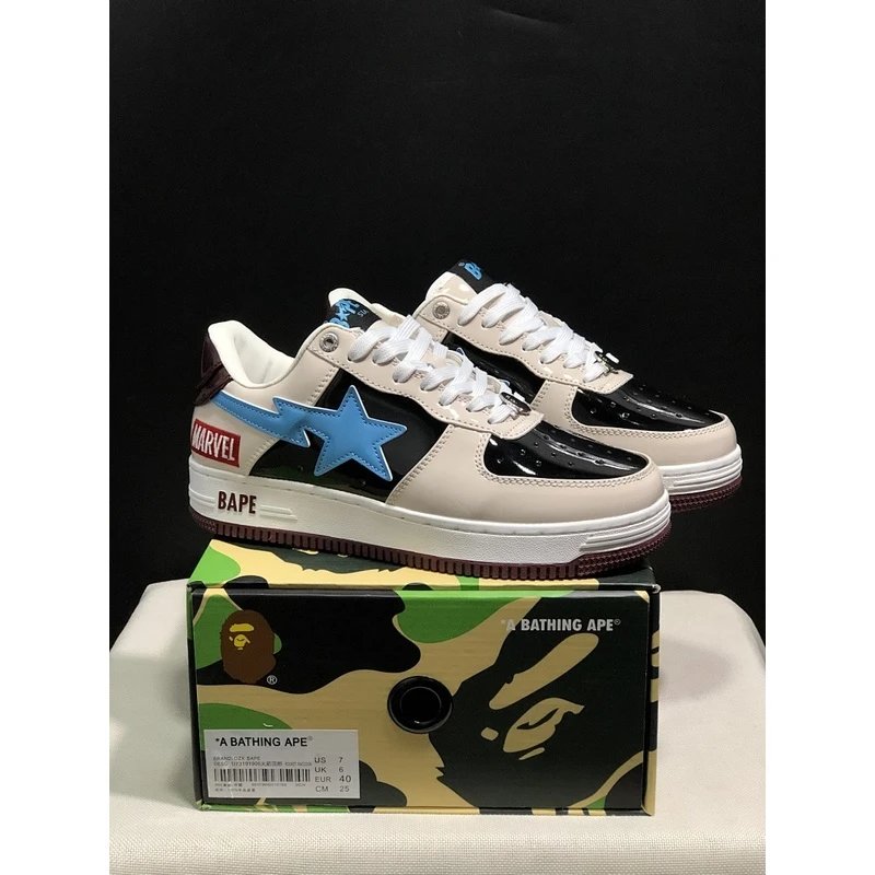 BAPE STA Low Top Sneakers low-top Blue - Style 1