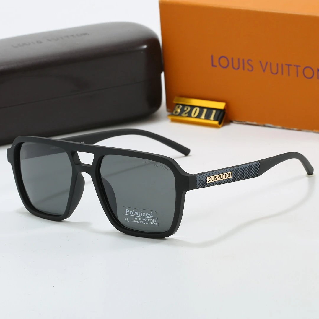 Louis Vuitton Tinted Lens Square Sunglasses, Polished Frame Style 24