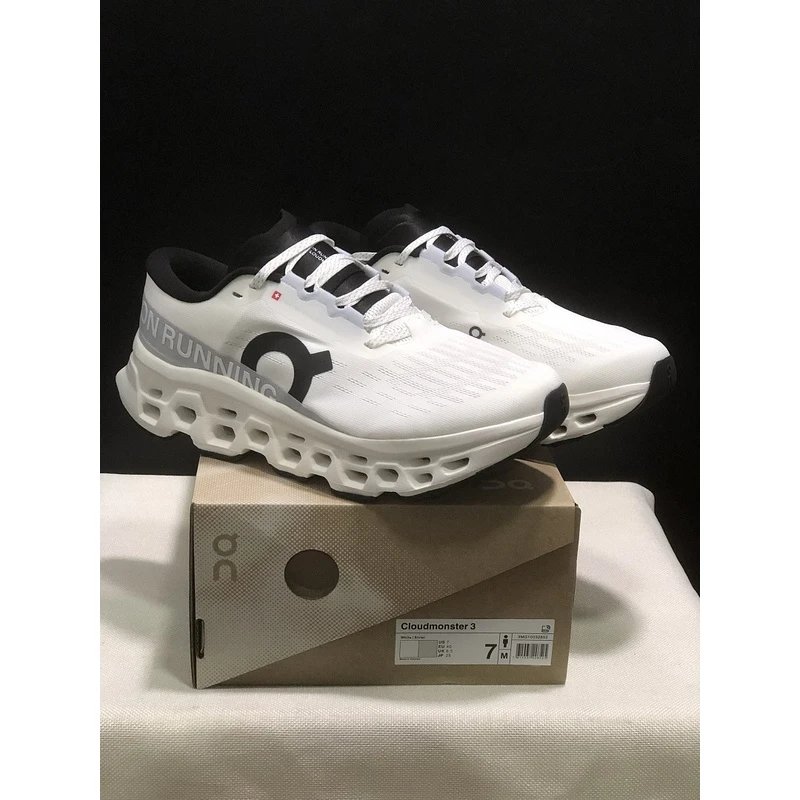 On Cloudmonster 3 White Grey - Style 5