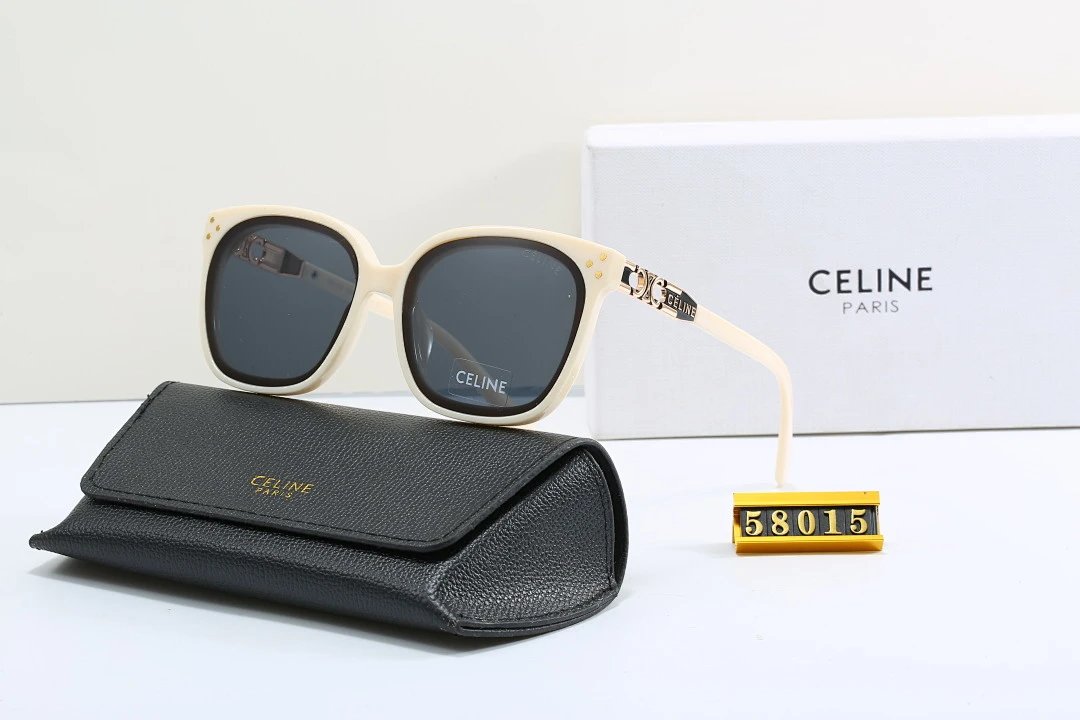 Celine Black Tinted Lens Designer Sunglasses, Polished Frame Style 09
