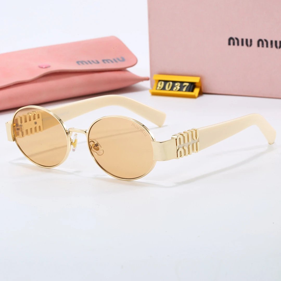 Miu Miu Gray Tinted Lens Designer Sunglasses, Polished Frame Style 02