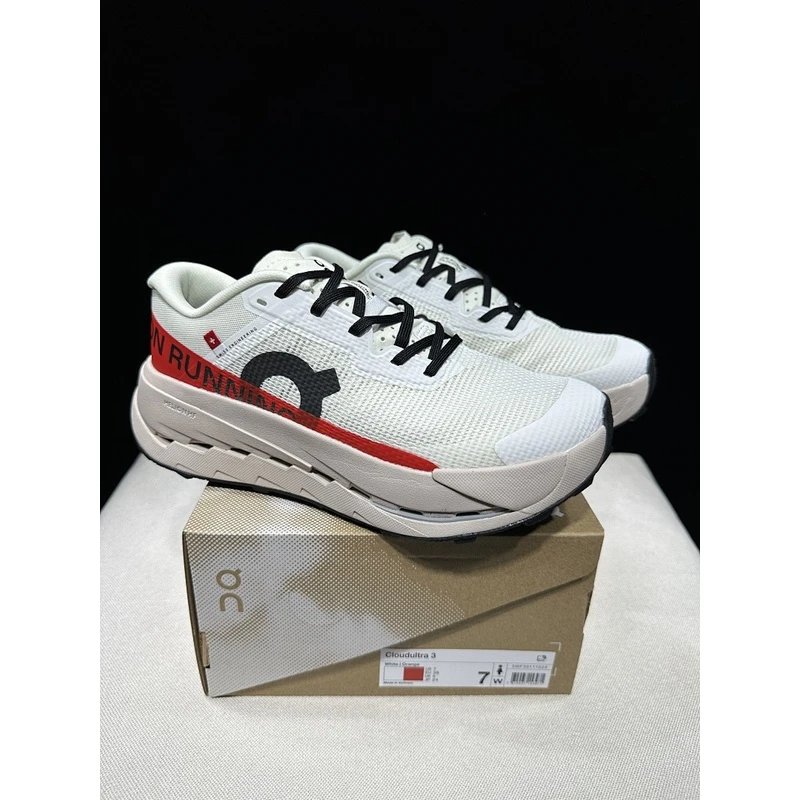 On Cloudultra 3 White Red - Style 6