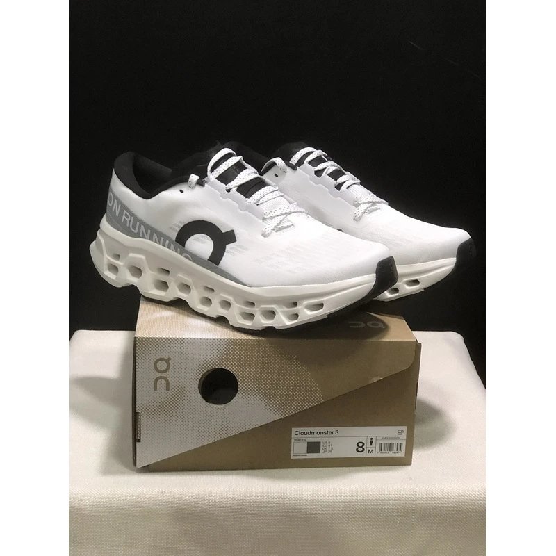 On Cloudmonster 3 White Grey - Style 23