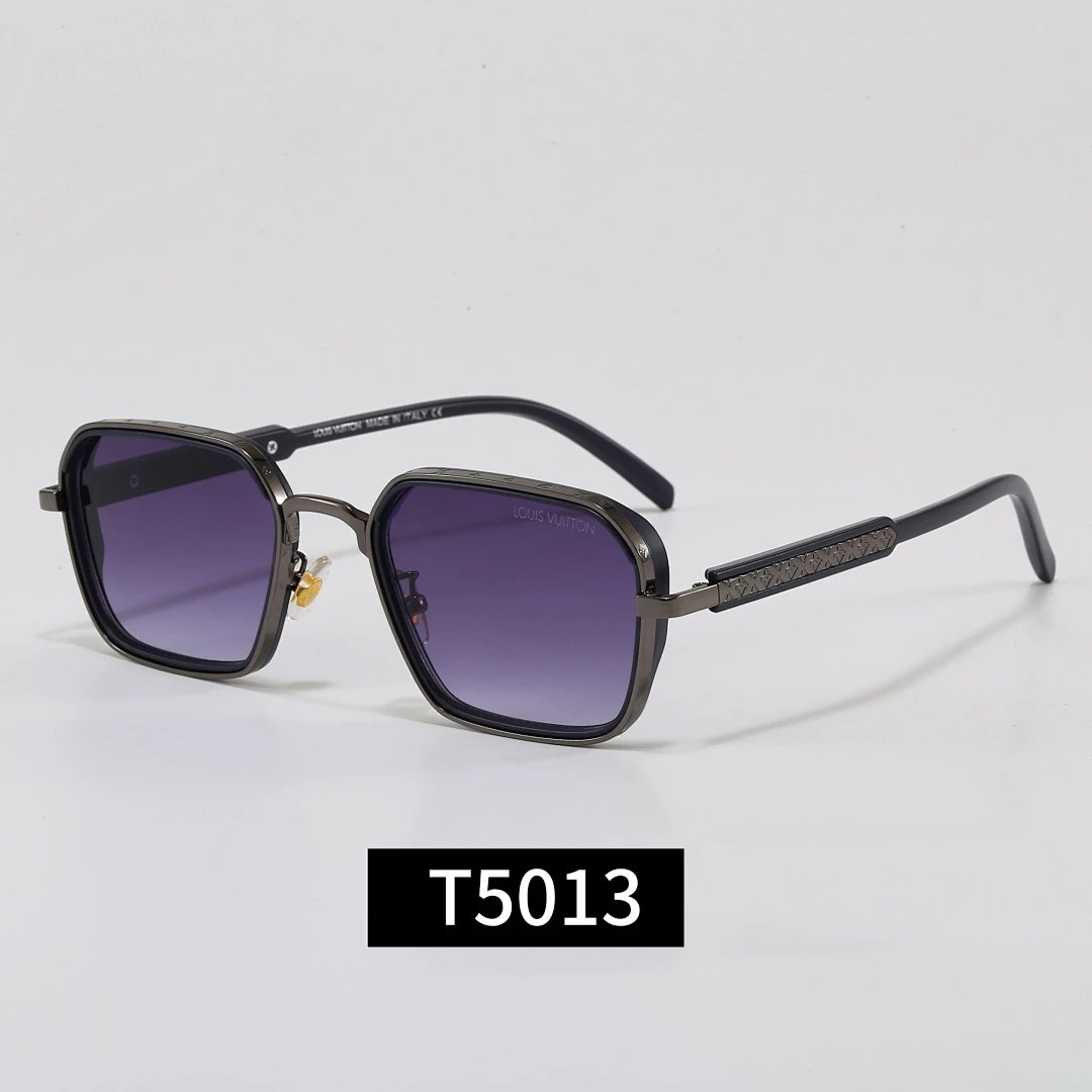 Louis Vuitton Black Tinted Lens Square Sunglasses, Polished Frame Style 28