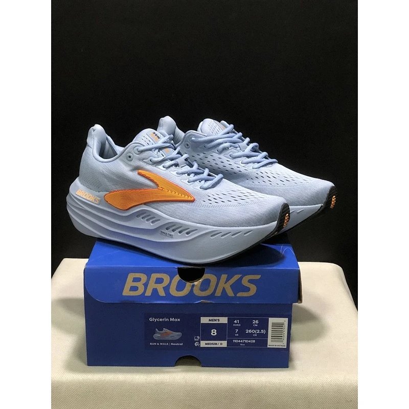 Brooks Running Shoes Blue Brown - Style 4
