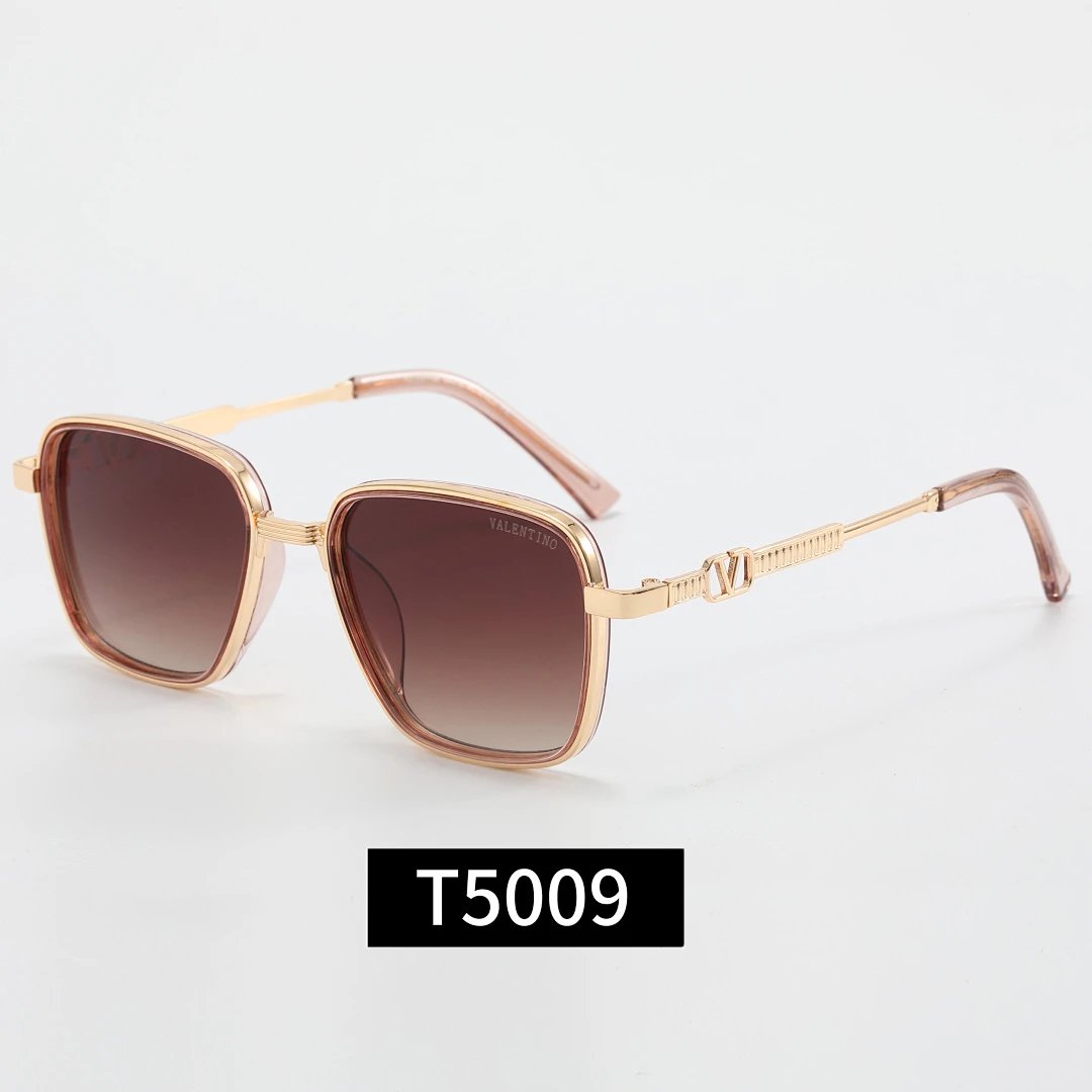 Valentino Tinted Lens Square Sunglasses, Polished Frame Style 20