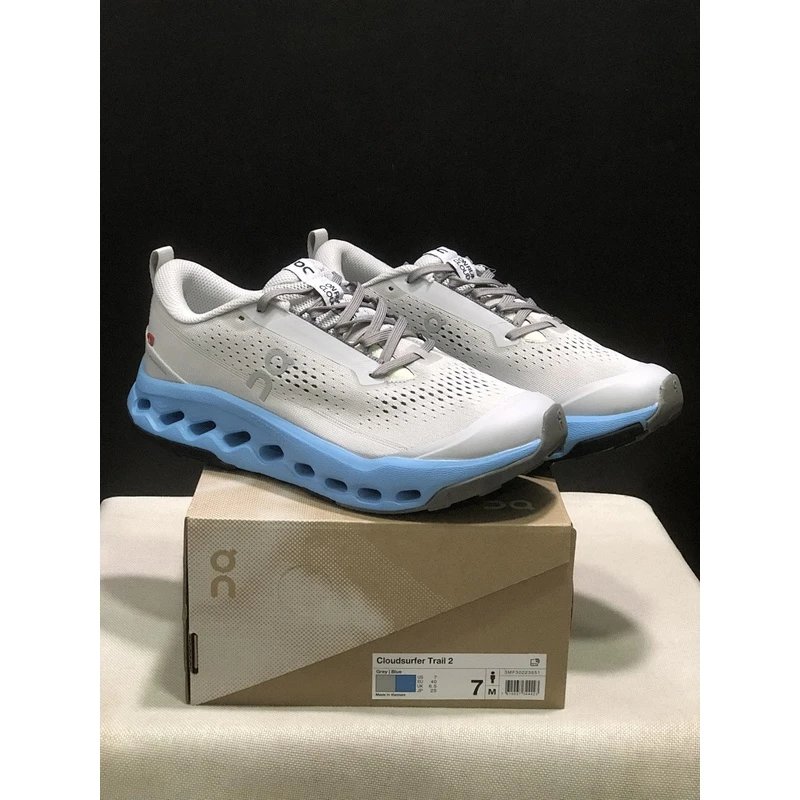 On Cloudsurfer Trail 2 Grey White - Style 3
