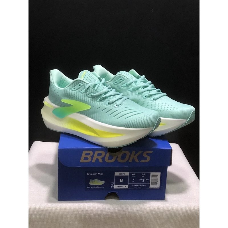 Brooks Glycerin Max 2 Running Shoes Teal Green - Style 13