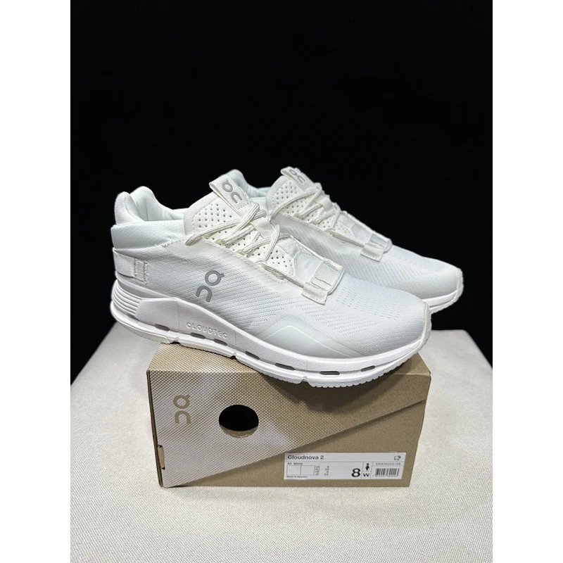 On Cloudnova 2 White Grey - Style 11