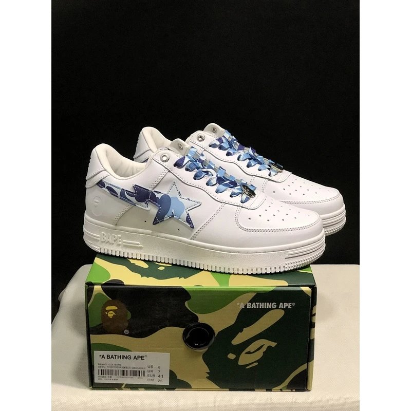 BAPE STA Low Top Sneakers low-top Blue - Style 5