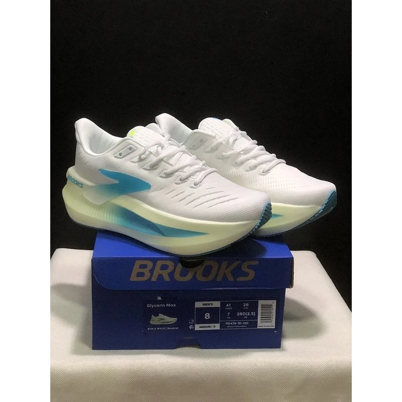 Brooks Glycerin Max 2 Running Shoes Green Teal - Style 5